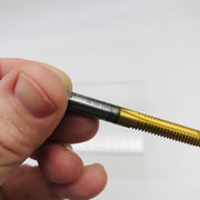 Exactek 3234603 Tap Plug Gun 1/4-28 2 Flute H3 SPPT HSS TiN Finish Spiral Point 4