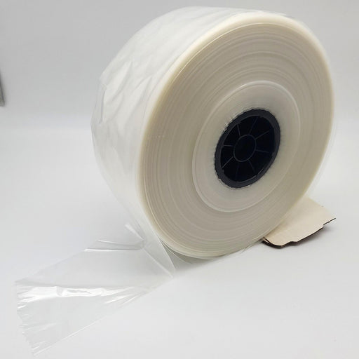 Poly Tubing 4" 2 Mil 1500ft Reel 1.125" Arbor Hole Clear 1 Roll Berry Global 1