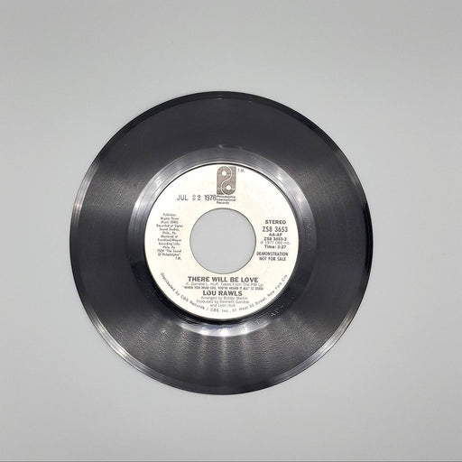 Lou Rawls There Will Be Love Single Record Philadelphia Records 1978 PROMO 2