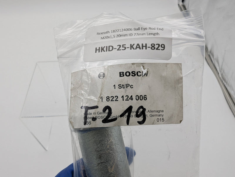 Rexroth 1822124006 Ball Eye Rod End M20x1,5 20mm ID 77mm Length 6