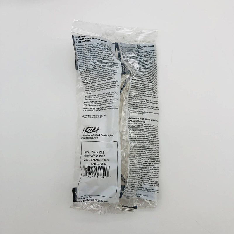 PIP 250-01-0902 Safety Glasses Zenon Z12 Indoor Outdoor Anti Scratch Clear 12pr 7