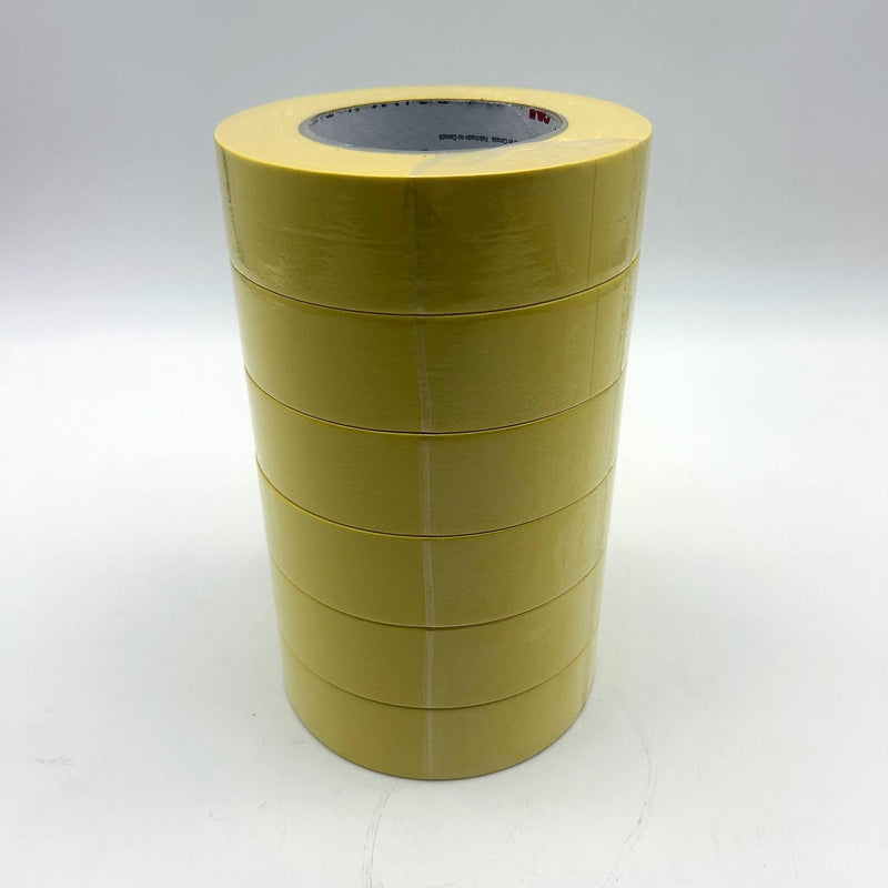 3M 06654 Automotive Refinish Masking Tape Roll 388N 36mm x 55mm Yellow Lot of 6 5