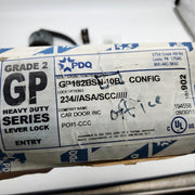 PDQ Door Lever Entry Lock Oiled Bronze 2-3/4" Backset GP182 BNS US10B SC Keyway 9