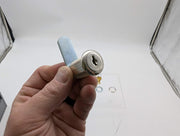 National C8053 Cam Lock Bright Nickel 1-3/16" L 3/4" Dia Keyed Alike 2