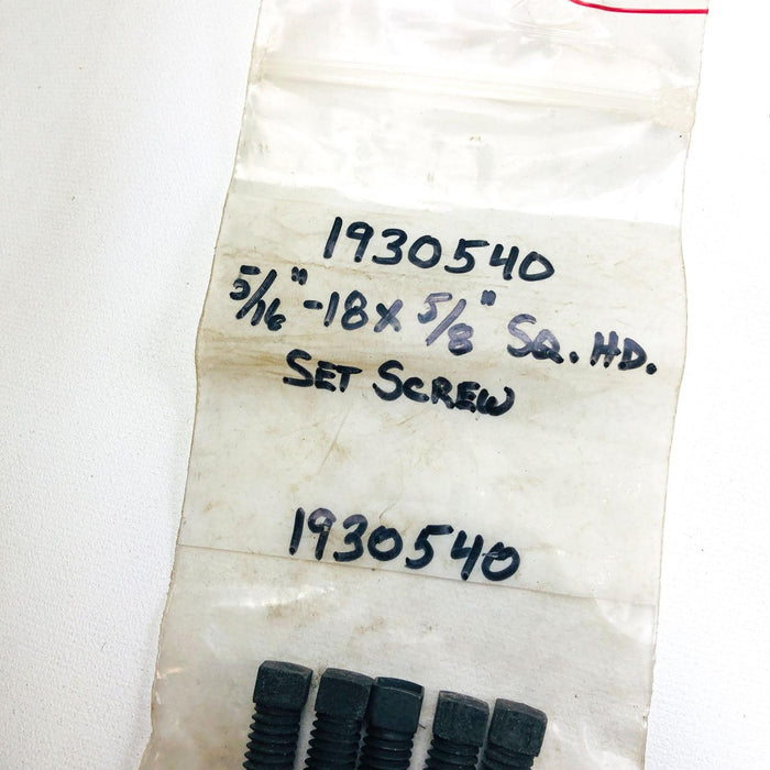 Simplicity 1930540 Screw Set 5/16-18x5/8 Sq Head OEM NOS Replcd by 1930540SM 2