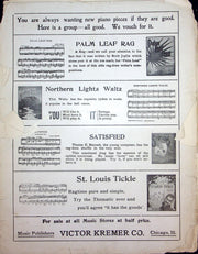 1903 In Old Ireland Meet Me There Vintage Sheet Music Large Alfred Solman 3
