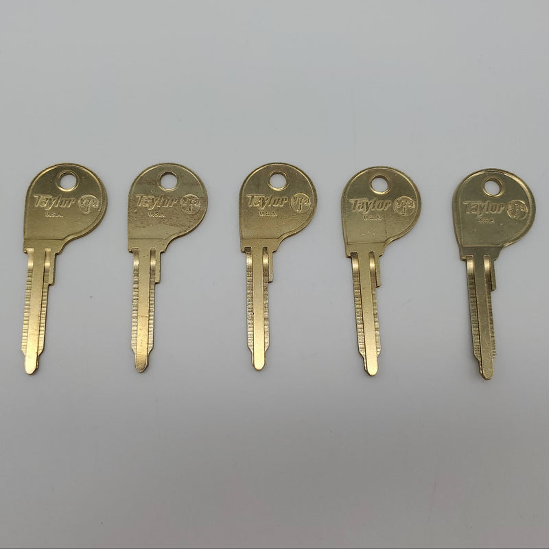5x Taylor V76J Key Blanks Volkswagen Beetle, Fastback 1966 to 1970 Ilco VW67 3