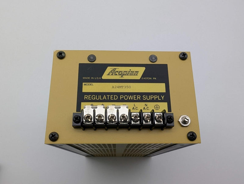 Acopian A24MT350 Linear Regulated Power Supply 24 VDC 3.5A Size M9 Case