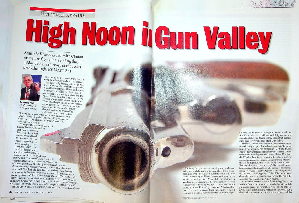 Newsweek Magazine March 27 2000 Jesus Controversy Religion Smith Wesson Gun Deal 5