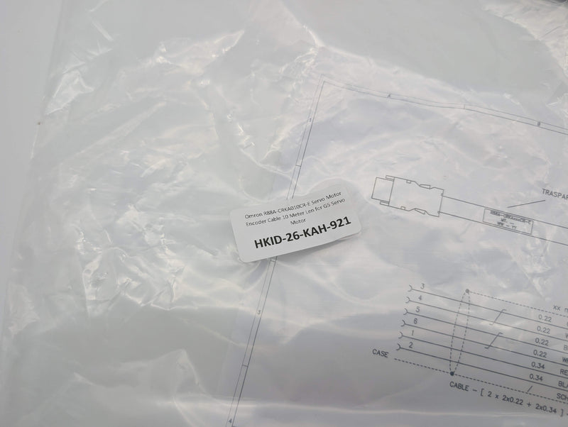 Omron R88A-CRKA010CR-E Servo Motor Encoder Cable 10 Meter Len for G5 Servo Motor