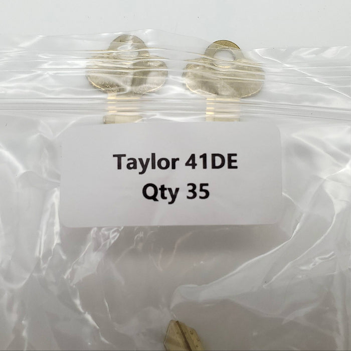 2x Taylor 41DE Key Blanks Nickel Silver NOS 4