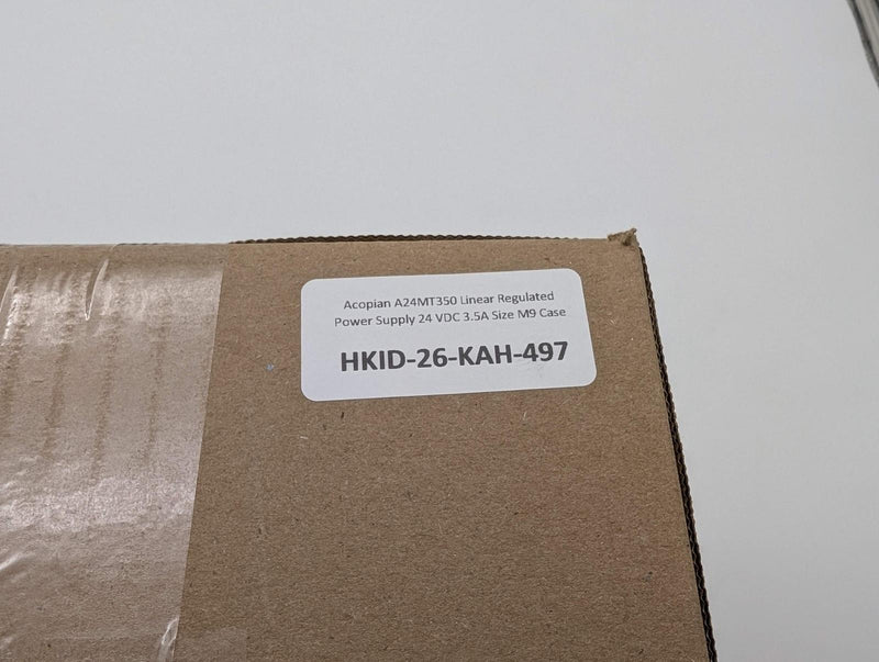 Acopian A24MT350 Linear Regulated Power Supply 24 VDC 3.5A Size M9 Case