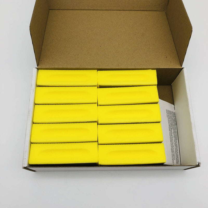 3M 80099 Diamond Hand Lap 2-1/4 x 3-3/4 M40 Mic 6200J Flexible Yellow 10pk 5