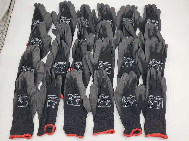 Armor Guys Work Gloves Size Small General Assembly Palm Coated 06-012/S 12 Pairs 1