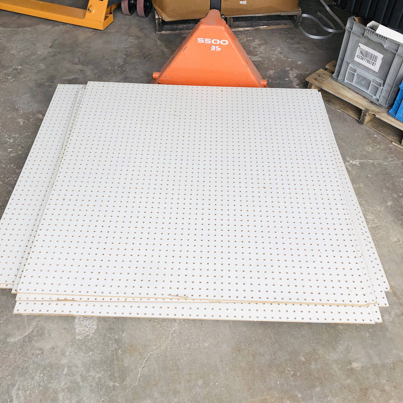 Pegboard Sheets Lot of 15 48.5in x 46.75in