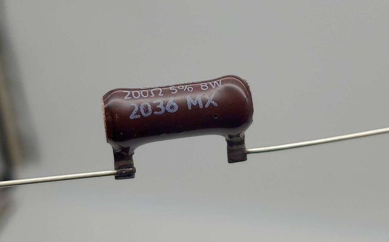 Ohmite B8J200E Through Hole Resistors 8W 250V 200 OHMS Wirewound Pack of 10 3