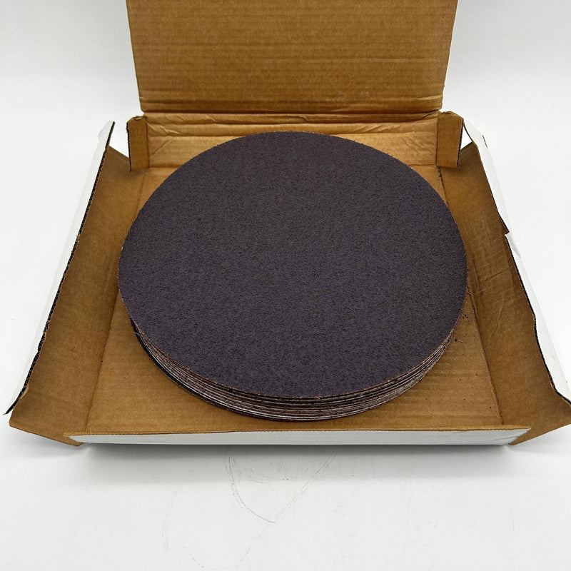 25pk Norton 36635 Sanding Disc 12" Dia R228 36-X METALITE PSA Stick and Sand 8