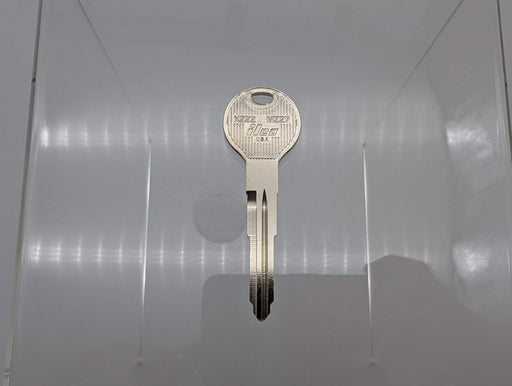 10x Ilco X222 / MZ27 Key Blanks for Some Older Mazda Vehicles Nickel Plated 1