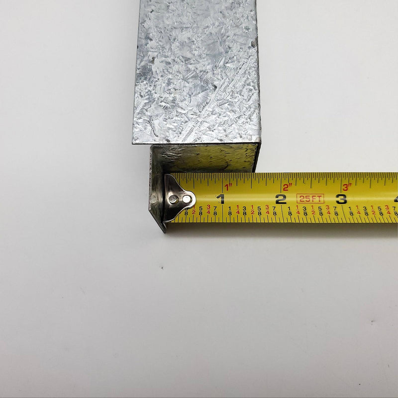 Hager 430 Mortar Box For Electric Hinge 8-7/8"L x 1-5/8"W Galvanized Steel 9