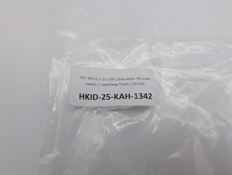 SKF WS33-2-55-250 Lubrication Fill Level Switch 2 Switching Points 230 VAC 6