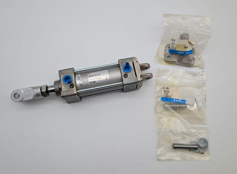 SMC MBD40TN-50Z-NW Tie Rod Air Cylinder 40mm Bore 50mm Stroke Double Clevis