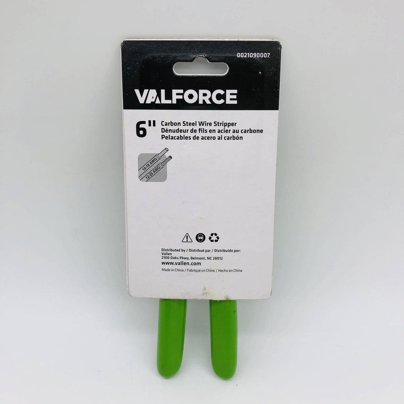 ValForce VFWS2010 Wire Stripper 6" Industrial Heavy Duty 10-18 AWG 12-20 AWG 6