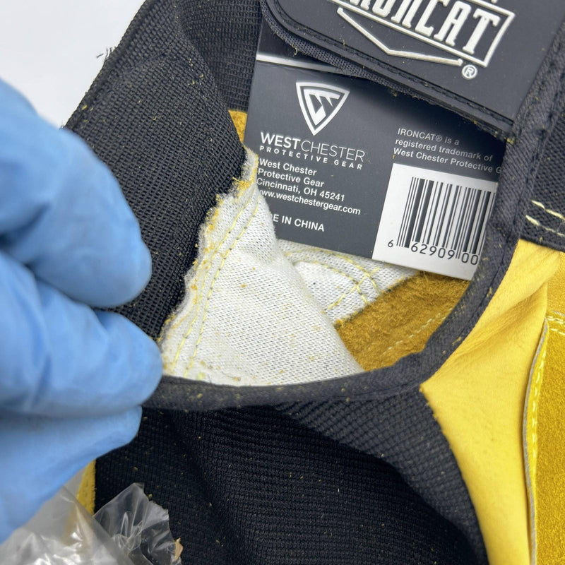 Ironcat 86350 Cowhide Leather Gloves Extra Large XL Hvy Duty Mechanics 2 Pairs 5