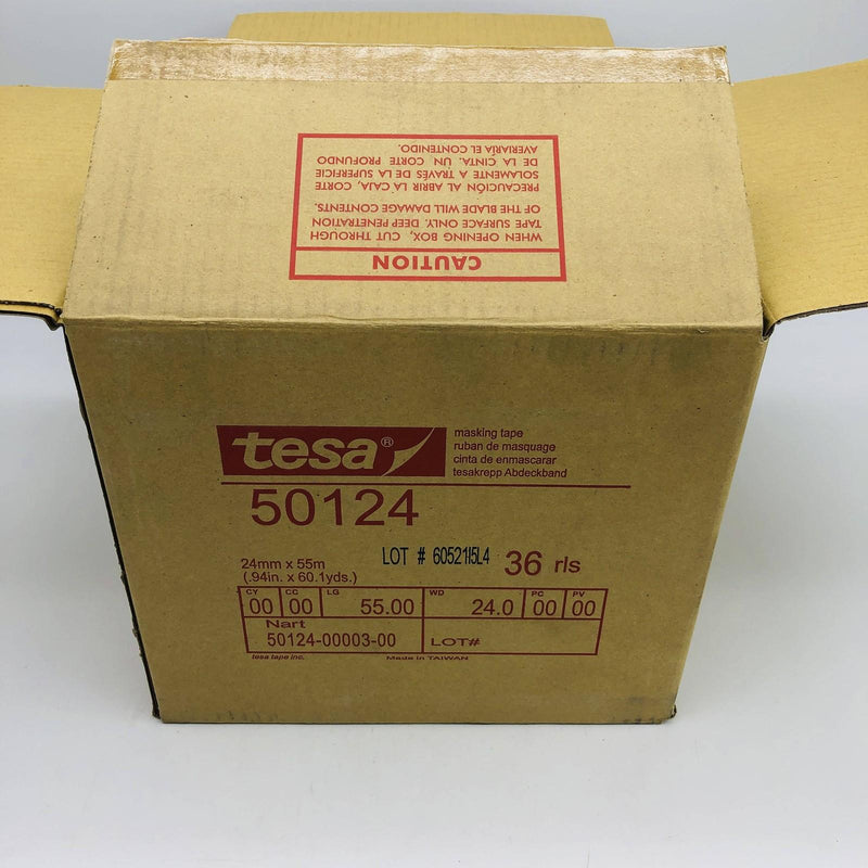 Tesa 50124 Masking Tape General Purpose High Shear Economy 36 rolls/Carton 7