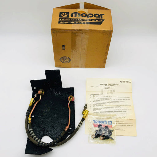 Mopar C3950347 Brake Hose Replacement Kit OEM New NOS Open 1990 Jeep Wrangler 1