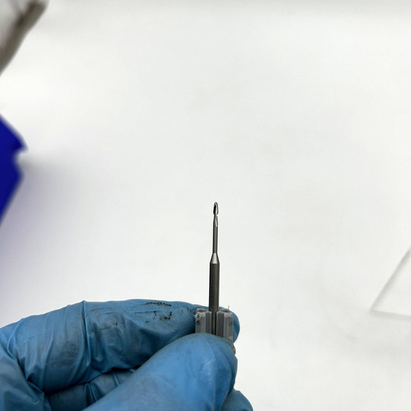 Harvey Tool 811062 Ball End Mill 1/16" Dia x 1/8" Sh x 0.1860" LOC x 2" OAL 2 FL