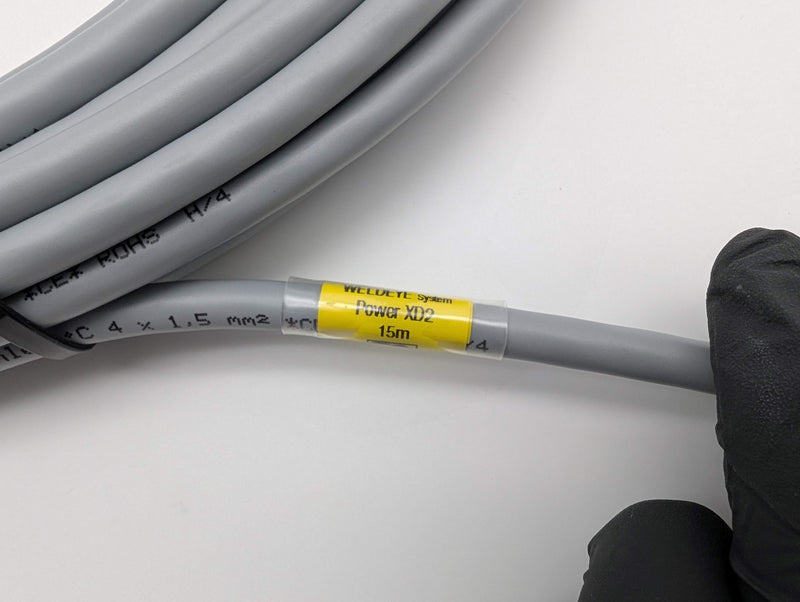 Lessmuller 100200-15 Power Cable Assembly 15 Meter for WeldEye XD2 System
