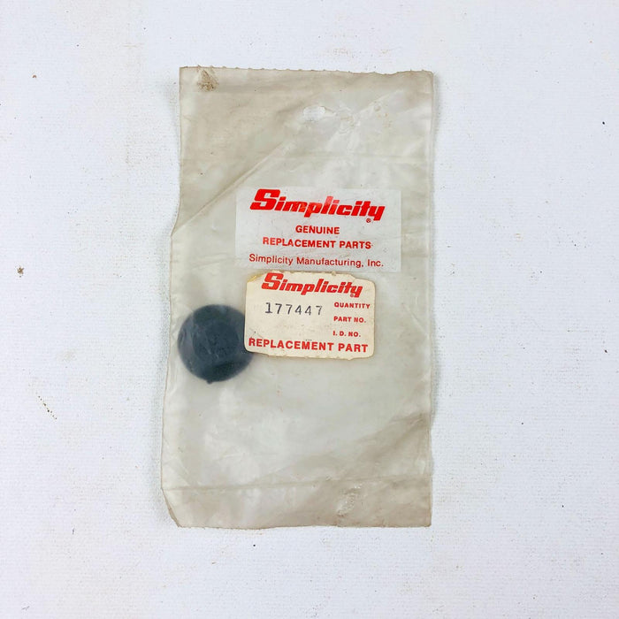 Simplicity 177447 Plug Button for .500 Diameter Hole OEM NOS Sealed USA Made 6