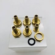 6pk Dixon BCF74 Coupling Coupler 1/2" GHT Female x 1/2" Hose ID Brass Fitting 7