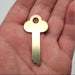 Mosler 73731 Safe Deposit Box Key Blank 0.06" Thick x 0.33" Wide x 2" OAL 2