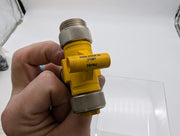 Turck RSM-2RKM 30 Actuator Tee Connector 2x 3 Pin 7/8" Female to 3 Pin 7/8" Male 5