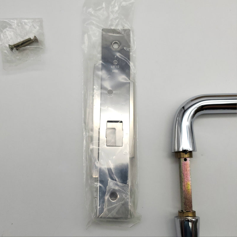 Yale 8701FL Mortise Lever Lockset Passage Function RH Chrome CRR Trim 2-3/4" BS