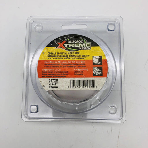Blu Mol Xtreme 5872B Hole Saw 2-7/8"/73mm Cobalt Steel Bi-Metal Cat Eye Opening 2