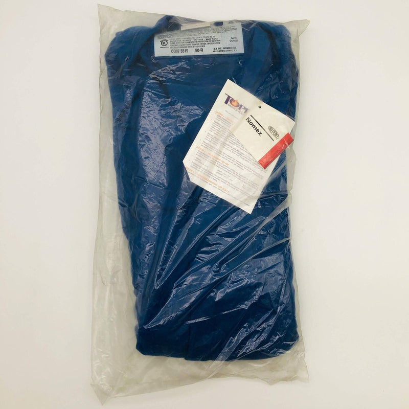 Topps Safety CO075515 Coveralls Size 50-R NOMEX IIIA Unlined Royal Blue RN 18353 1