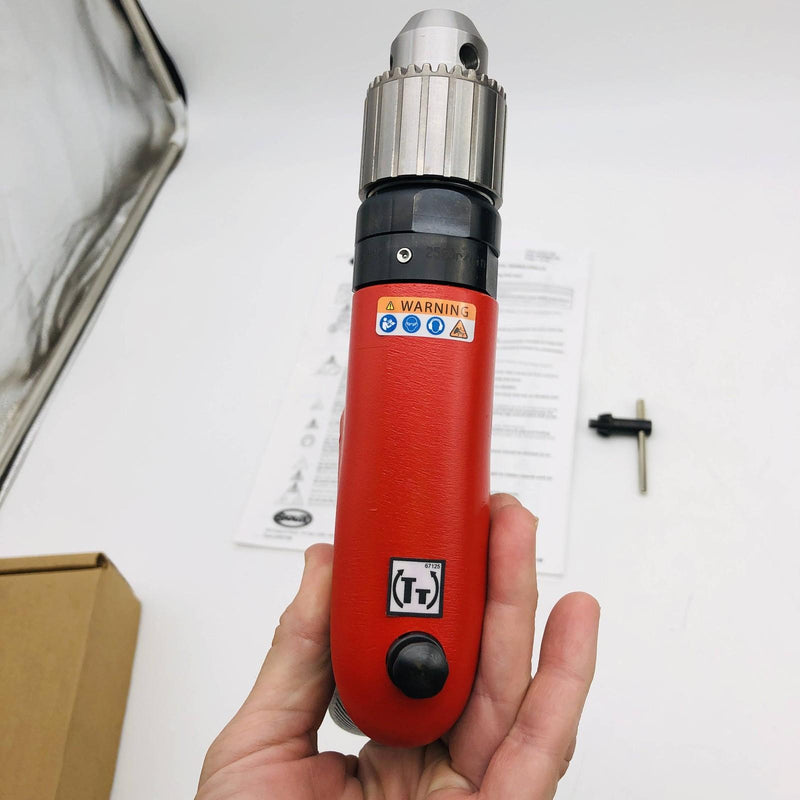 Sioux SDR10P25R4RR Pistol Grip Drill Air 1HP Rapid Reverse 2500RPM 1/2 Chuck 11