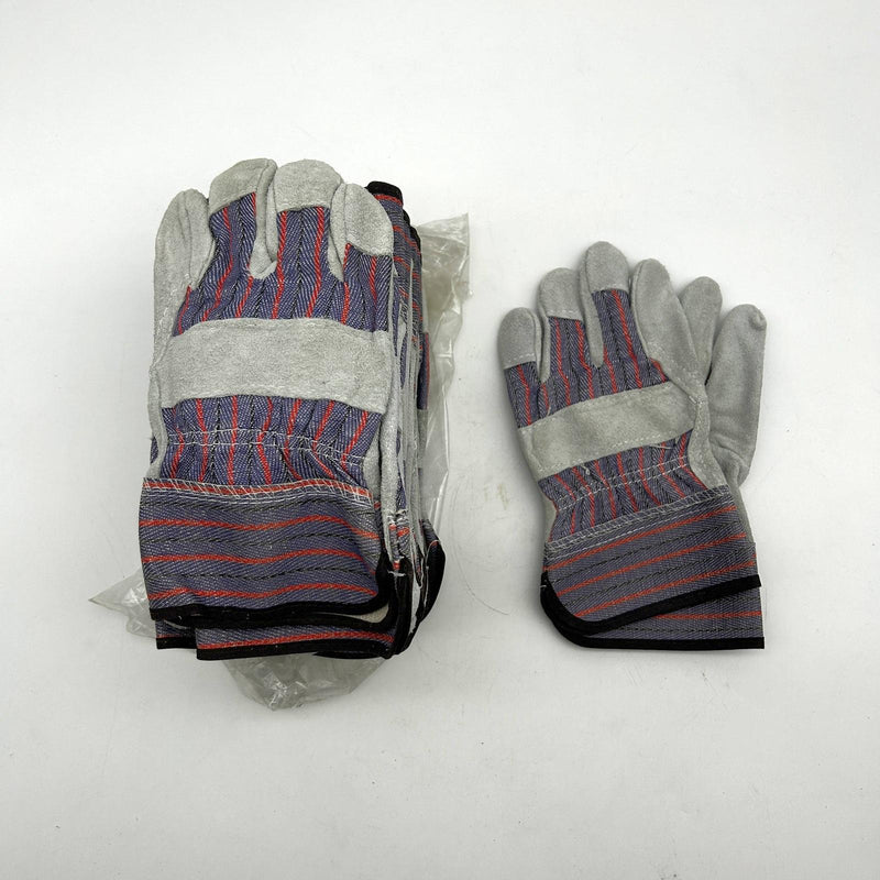 Wells Lamont Y3407 Split Leather Palm Gloves Size Large Wing Thumb 12 Pairs