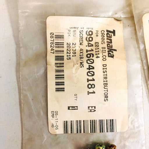 Tanaka 99416040181 Screw for Hedge Trimmer OEM NOS Superseded to 6695405 2