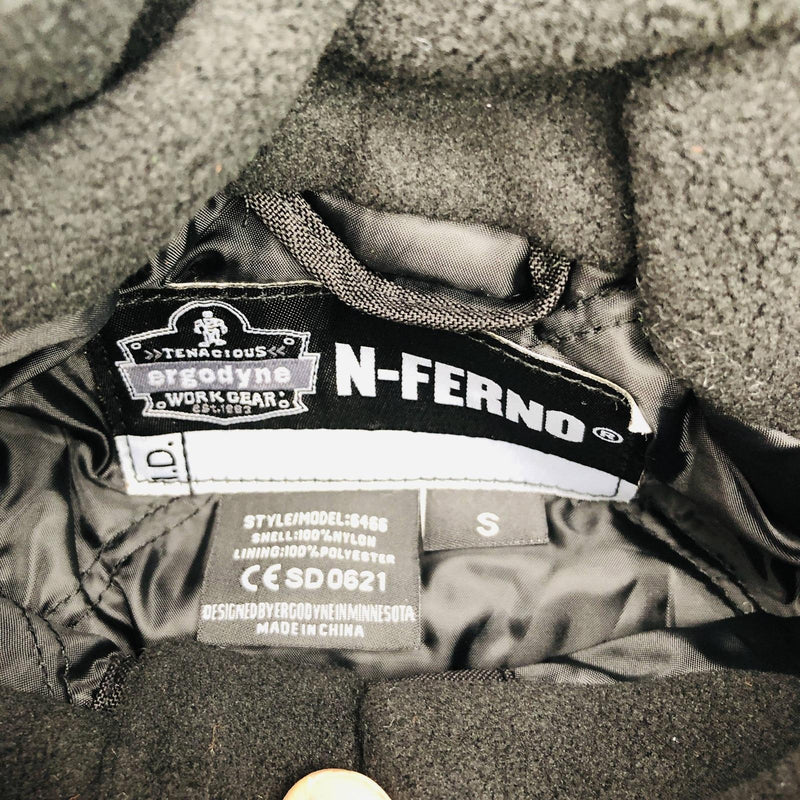 Ergodyne 41112 N-Ferno 6466 Thermal Work Jacket Size Small Black Reflective 5