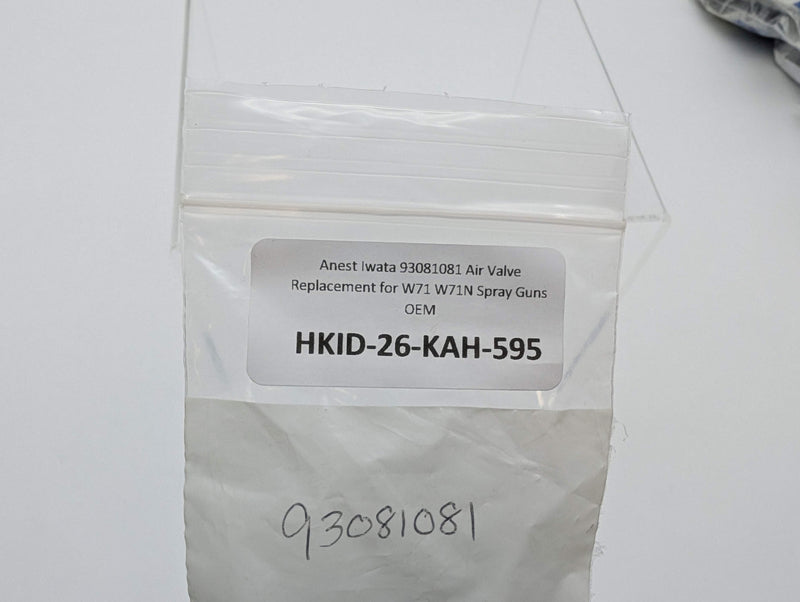 Anest Iwata 93081081 Air Valve Replacement for W71 W71N Spray Guns OEM