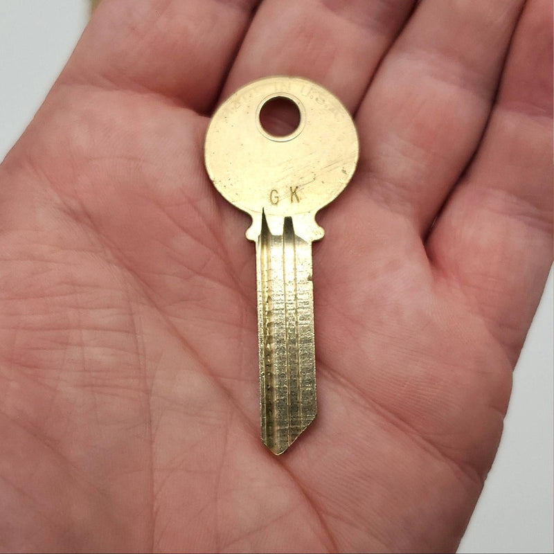 5x Yale RN11 Key Blanks GK Keyway Nickel Silver 6 Pin NOS 2