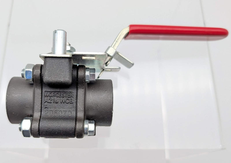 Worcester 1/2 4444 6 YVSE Ball Valve C Steel Body 316SS Ball & Stem Lubetal Seat 1