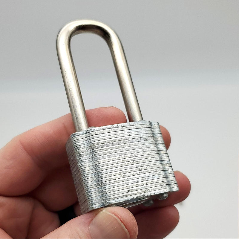 Abus No 41 HB Padlock 2"L x 1/4"D Shackle 1.6"W Body Laminated Steel Keyed Diff 3