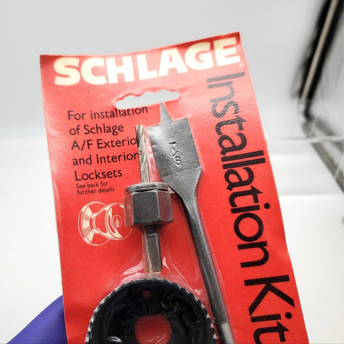 Schlage 40-125 Door Knob Install Kit A/F Series 3/16" Pilot 7/8" Bore 2-1/8 Hole 4