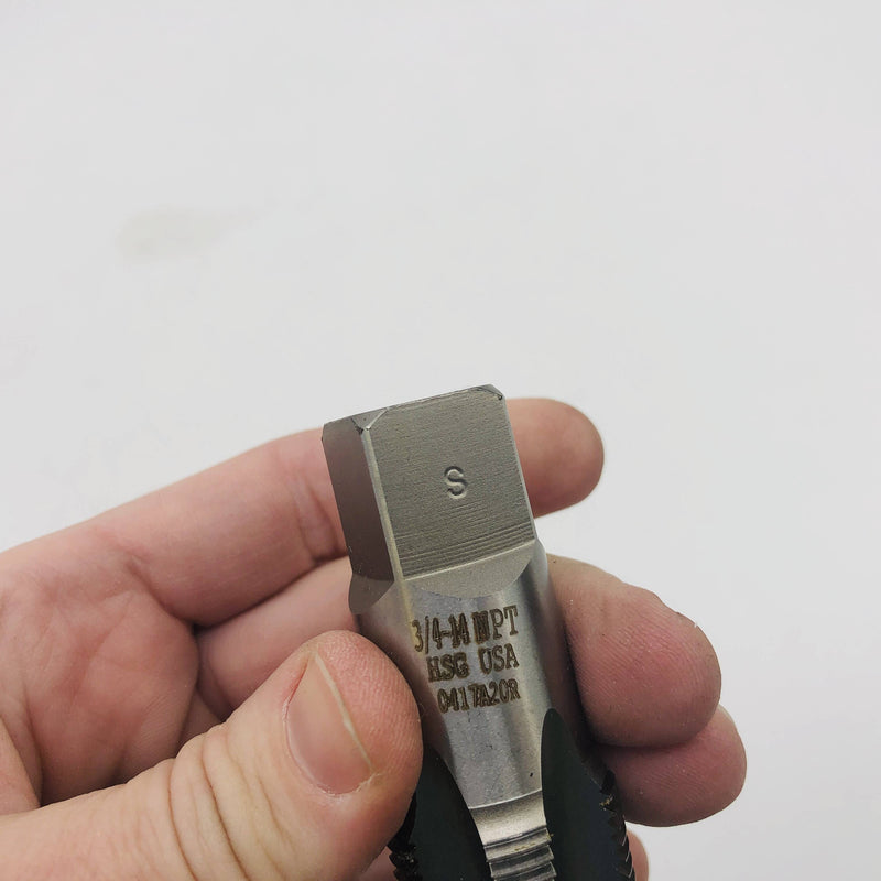 Drillco 290A148 Pipe Tap 2900 3/4-14 Taper Pipe NPT HSS Bright Finish 4