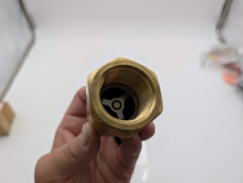 Parker BH8-61 Hydraulic Quick Connect Nipple Brass 1" FNPT ISO 7241-B
