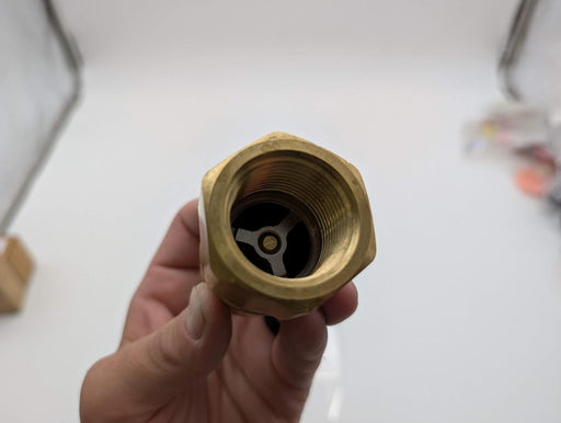 Parker BH8-61 Hydraulic Quick Connect Nipple Brass 1" FNPT ISO 7241-B 2
